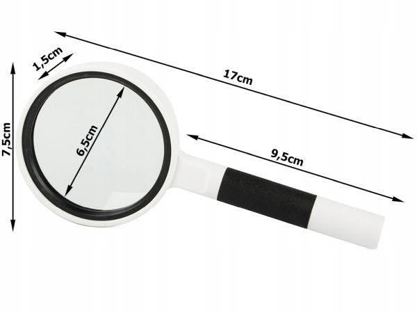 Lupa ręczna 65mm x6