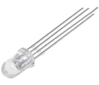 Dioda LED  5mm  3-kol. RGB 4p WK