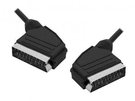Kabel EURO-EURO 21p 3m scart
