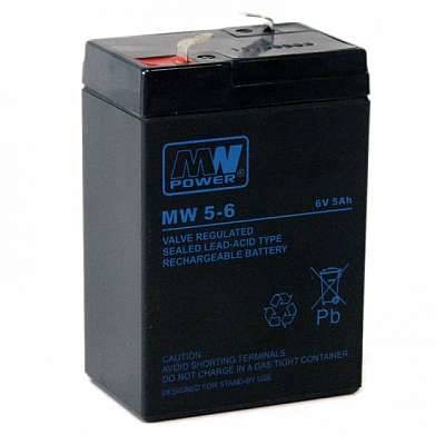 Akumulator   6V  5Ah MW Power