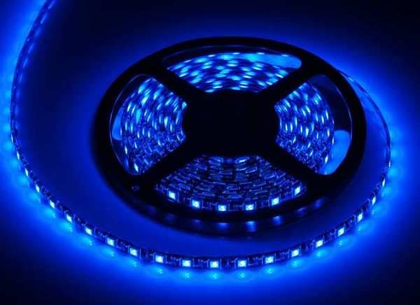 Diody LED taśma Niebieska IP20 1m/ 60led 5050