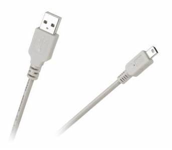 Kabel USB A   mini usb  2m  5p  trapez