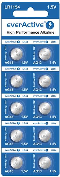 Bateria  AG13  LR44 EverActive Alkaline 1szt
