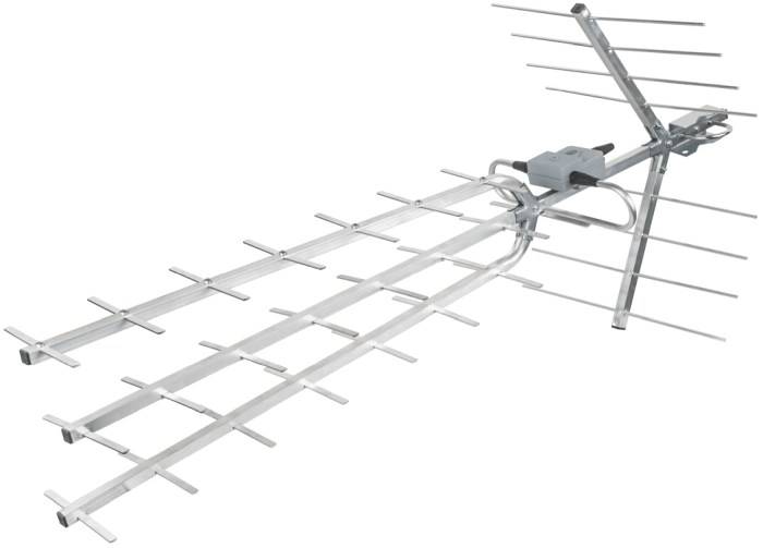 Antena  TV DVB-T 36-elementów 3 kierunkowa