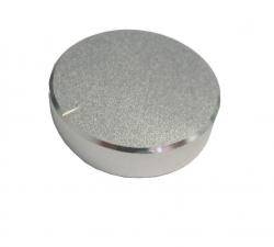 Gałka srebrna 40mm  h-10mm GSLM40