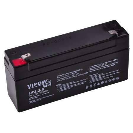 Akumulator   6V  3,3Ah Vipow  124mm