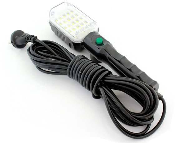 Lampa Warsztat 13W LED z przewodem sieciowym 9m