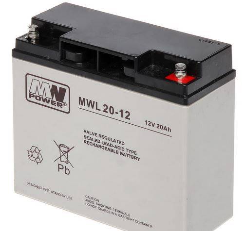 Akumulator  12V  20Ah MWL Power AGM