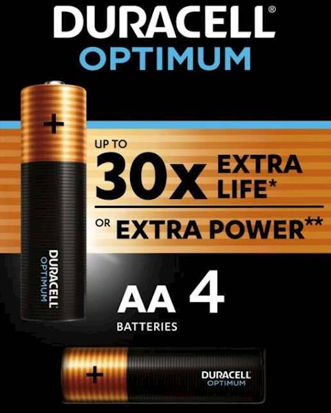 Bateria   LR6  Duracell Optimum 30x 1szt