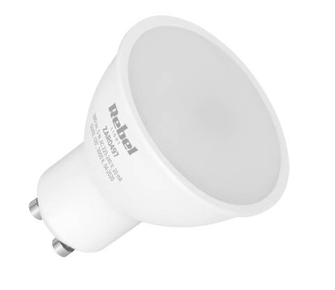 Żarówka LED 230V GU10  8W ciepła Rebel