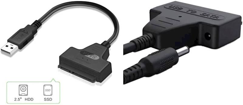 Adaptor  USB / SATA 2,5'' USB 2.0 + DC 5,5