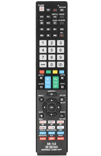 Pilot Sharp TV LCD/LED 3D Smart  Uniwersalny