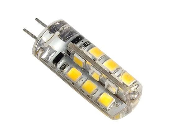 Żarówka LED  12V G4 2W  ciepła DC okr.
