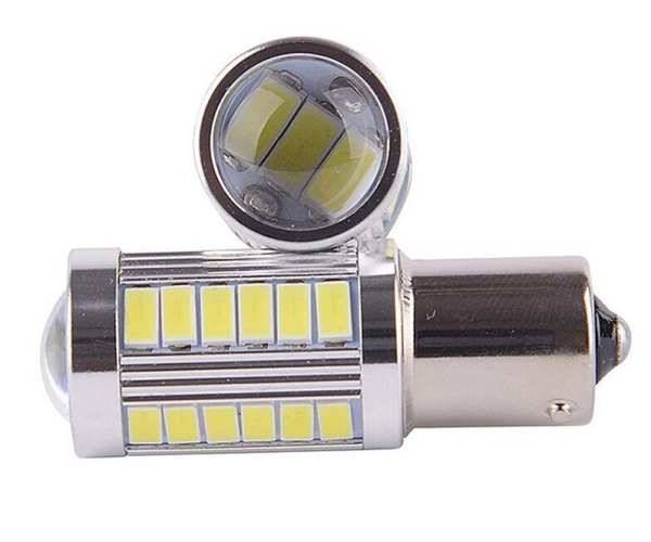 Żarówka LED 12V BA15S 5W COB biała