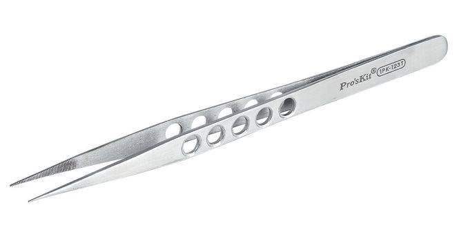 Pinceta precyzyjna  165mm 1PK-123T Pro'sKit