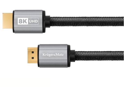 Kabel HDMI wt/wt  1,8m Kruger&Matz 8k 2.1