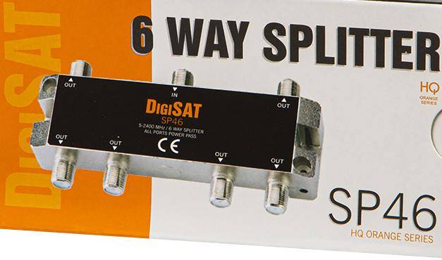 Rozgałęźnik  Ant. 6 Splitter 7F DigiSat power pass