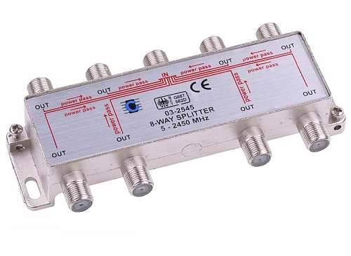 Rozgałęźnik  Ant. 8 Splitter 9F splitter 8way