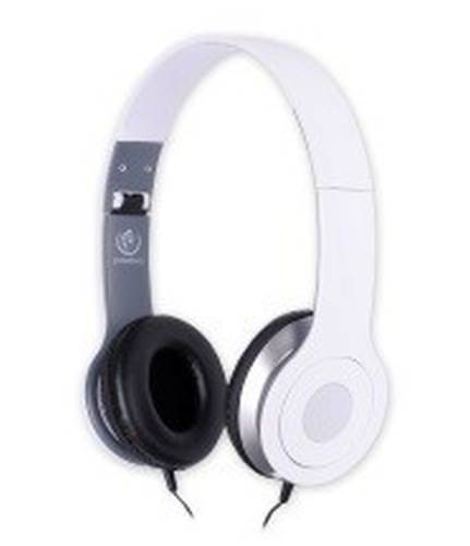 Słuchawki z mikrofonem 4p Rebeltec City white
