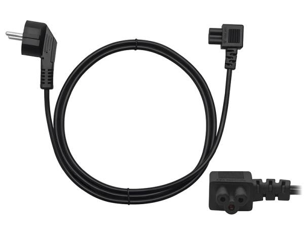 Kabel Zasilający Komp. wt.3p koniczynka 3m kątowy