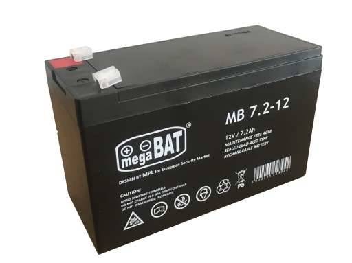 Akumulator  12V   7,2Ah megaBAT