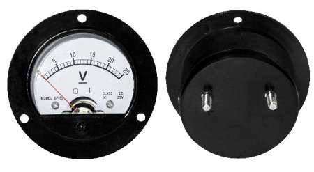 Miernik Voltomierz okr. BP-65 25V duży