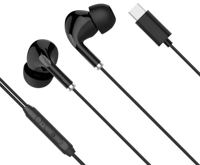 Słuchawki douszne z mikrofonem Kruger&Matz USB-C 