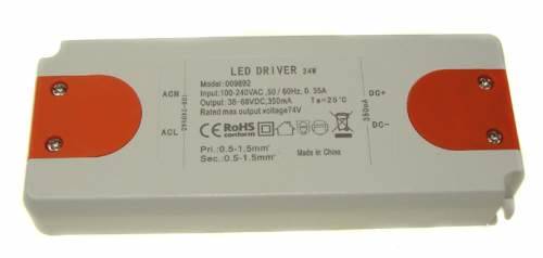 Zasilacz CC 36-68V 350mA 24W plastik