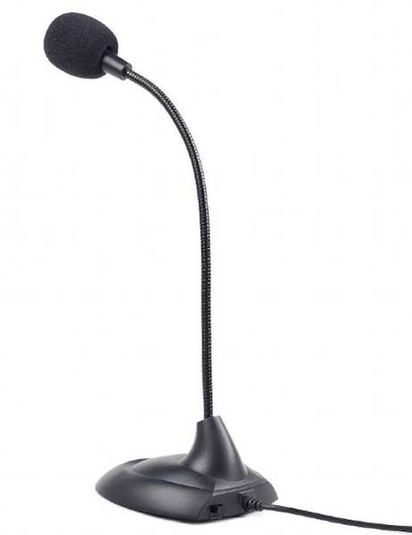Mikrofon komp. biurkowy Gembird MIC-205 czarny