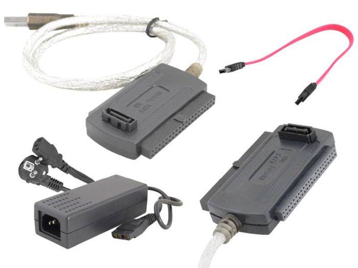 Adaptor  USB - IDE/SATA 3,5" 2,5"