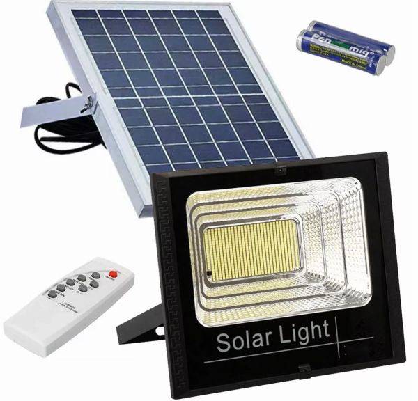 Lampa LED Solarna 60W + panel z uchwytem