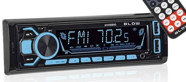 Radioodtw. Sam. Blow AVH-8890 BT,USB,SD multicolor