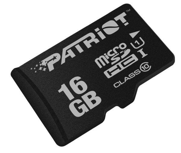 Karta Pamięci  16GB Micro SD  Patriot C10 U1