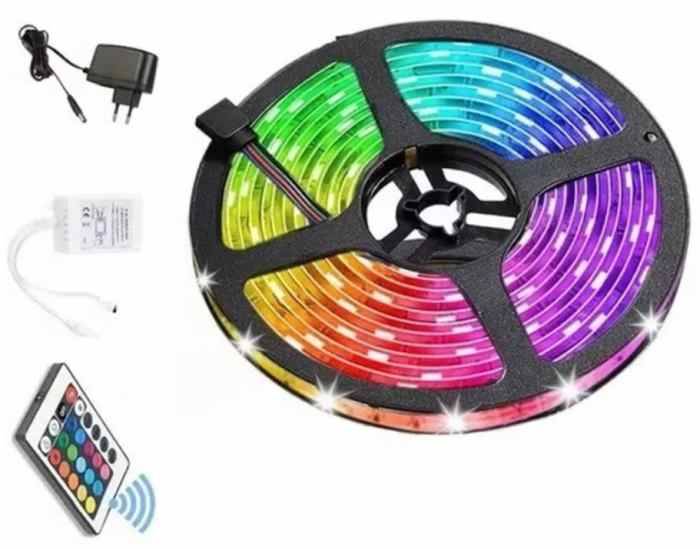 Diody LED Zestaw 5m RGB 300led 5050 ster.+ zasil