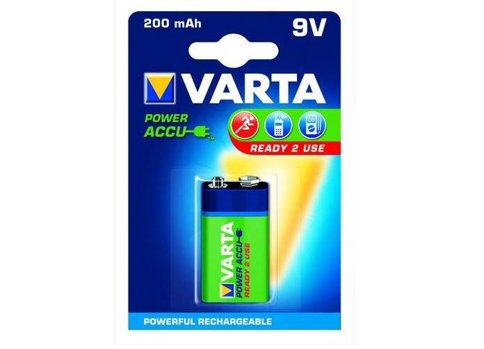 Akumulator   9V (8,4V)  6F22 200mAh Varta