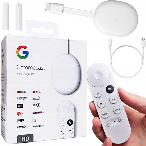 Odtwarzacz Smart TV Chromecast Google 4,0 HD 