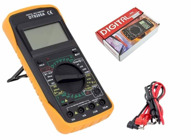 Miernik cyfrowy DT9205A 200uF