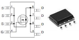 IRF7416 smd 8p tranzystor