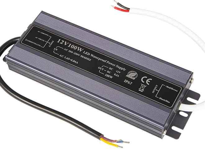 Zasilacz 12V  8,33A 100W IP67 instalacyjny metal