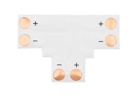 Złącze taśmy LED typu "T" 10mm 2p 