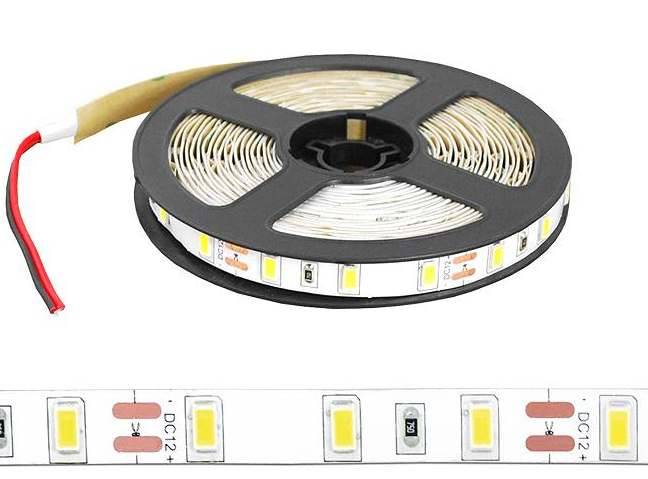 Diody LED taśma Biała Ciepła IP20 1m/ 60led 5630