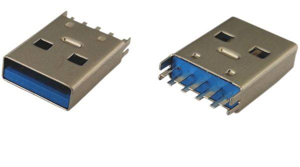 Wtyk USB A płaski do druku prosty USB 3.0