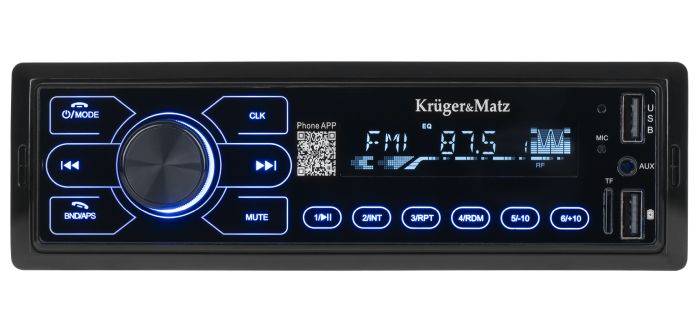 Radioodtw. Sam. Kruger&Matz KM2013 BT USB SD