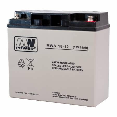 Akumulator  12V  18Ah MWS Power AGM