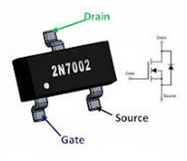 2N7002 smd tranzystor T2N7002 c