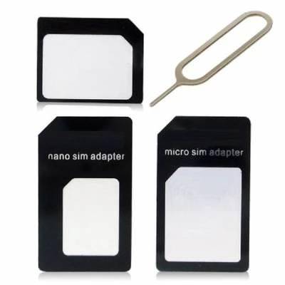 Adapter Kart Micro+ Nano SIM 4w1