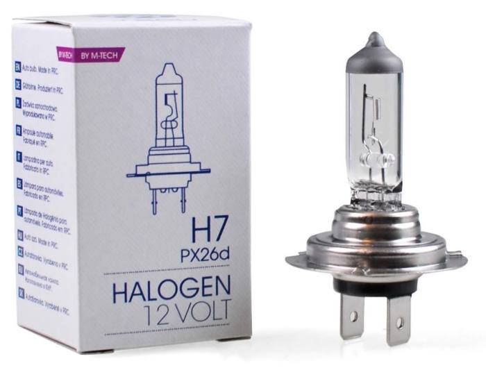 Żarówka Halogen Sam. 12V H7 55W barwa ciepła MT