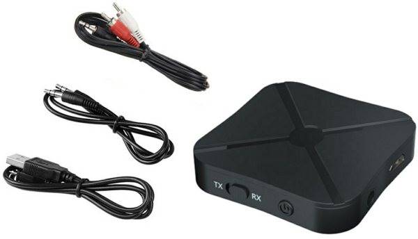 Bluetooth Odbiornik 4.2 usb - jack 3,5 z aku RX/TX