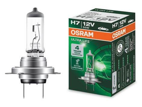 Żarówka Halogen Sam. 12V  H7  55W Osram ultra