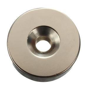 Magnes neodym. okrągły 12x3mm z otworem 8/4mm